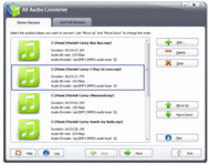 AV Audio Converter screenshot